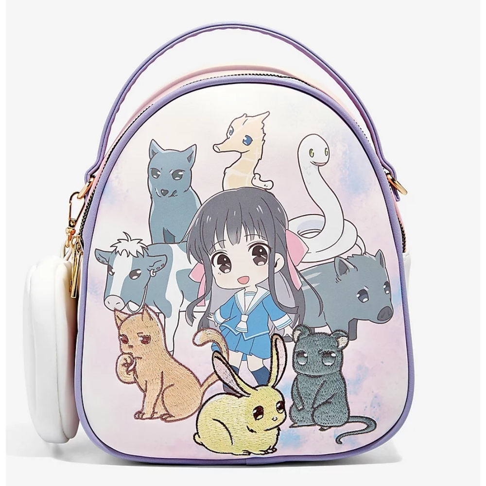 Fruits Basket convertible backpack with coin purse + cardholder - Picture 8 of 16